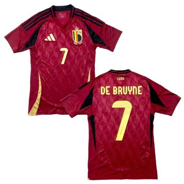 アディダス ベルギー代表 2024 ホームレプリカユニフォーム #7 DEBRUYNE(デブライネ) IXF08DEBRUYNE_1