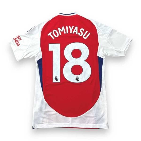 2024年シーズン　アーセナル トミヤス 18 ユニフォーム adidas（アディダス） ジュニア アーセナルFC 2024/25 ホーム レプリカ
