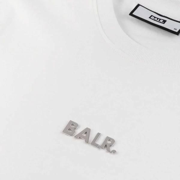 BALR. (ボーラー)　日本限定ロングスリーブTシャツ　ホワイト　サイズS BALR. ボーラー Tシャツ ロンT 長袖 ロゴ プリント クルーネック