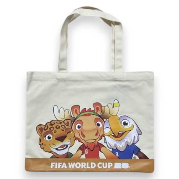 サッカー☆FIFA☆ワールドカップ☆公式グッズ FIFA ワールドカップ 2026 マスコット トートバッグ KF090061271