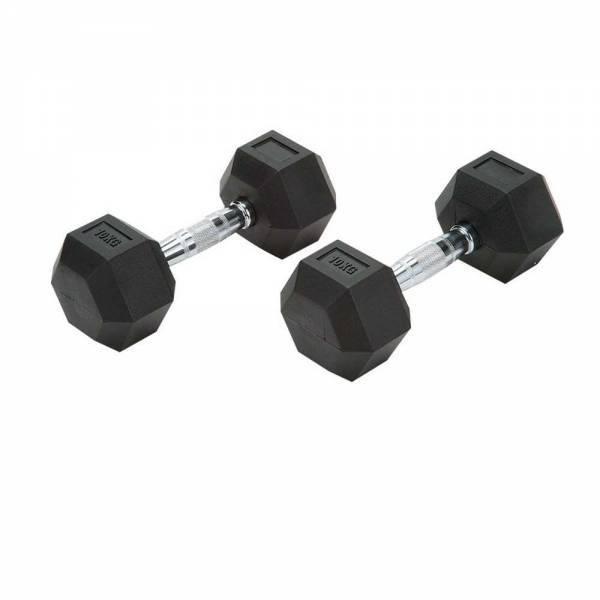 エバニュー Evernew ラバーHEXダンベル 10KGB 学校機器 (etb541) EVERNEW（エバニュー） ラバーHEXダンベル 10KG ETB541 : イレブン