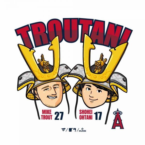 Fanatics（ファナティクス） トラウト×大谷翔平 半袖Tシャツ