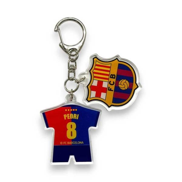 FCバルセロナ アクリル2連チャーム BCN87766AC ( サッカー フットサル