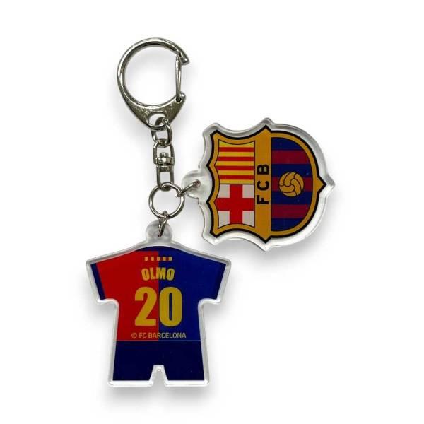 FCバルセロナ アクリル2連チャーム BCN87766AC ( サッカー フットサル