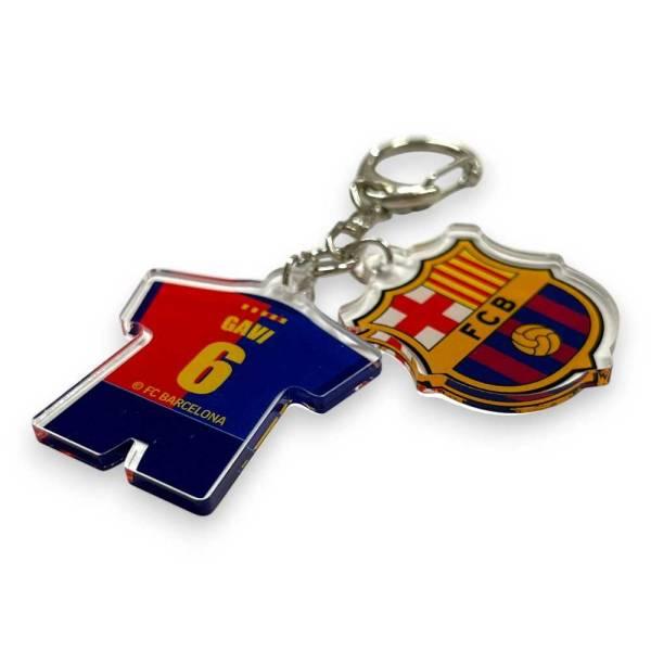 FCバルセロナ アクリル2連チャーム BCN87766AC ( サッカー フットサル