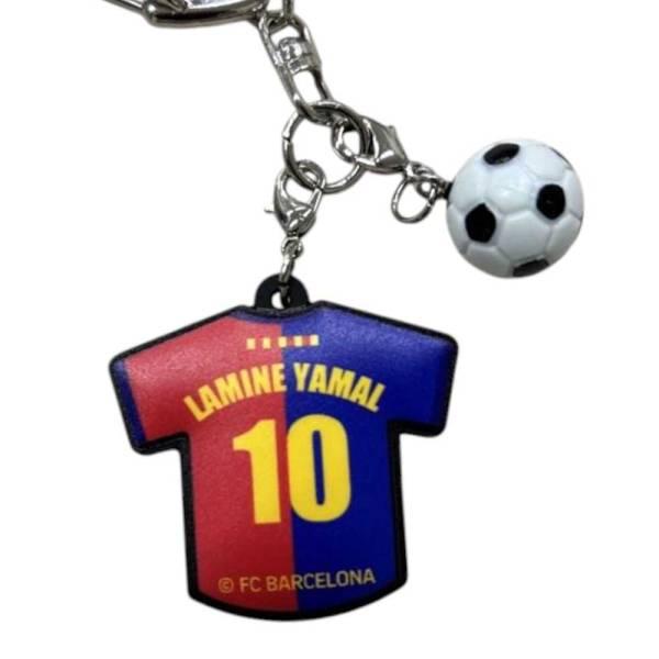 FCバルセロナ ユニ型ラバーキーホルダー BCN87774RK ( サッカー