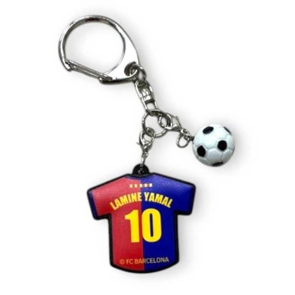 FCバルセロナ ユニ型ラバーキーホルダー BCN87774RK ( サッカー