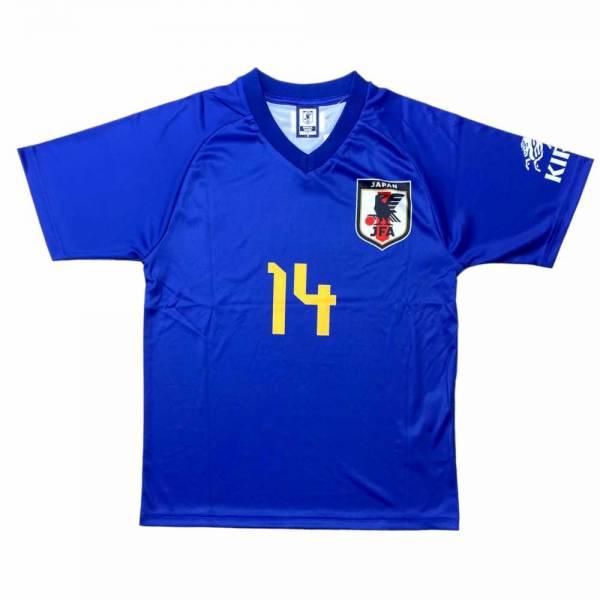 JFA KIRIN×サッカー日本代表 プレーヤーズTシャツ2023 O500A ( サッカー 代表 Ｔシャツ 日本代表ユニフォーム風 大人 子供 キッズ 青 ブルー キリン )｜11store｜07