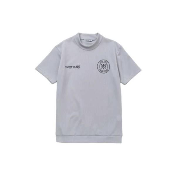 SY32 by SWEET YEARS ゴルフ RECYCLE PINKARI モック Tシャツ SYG24S01｜11store｜04