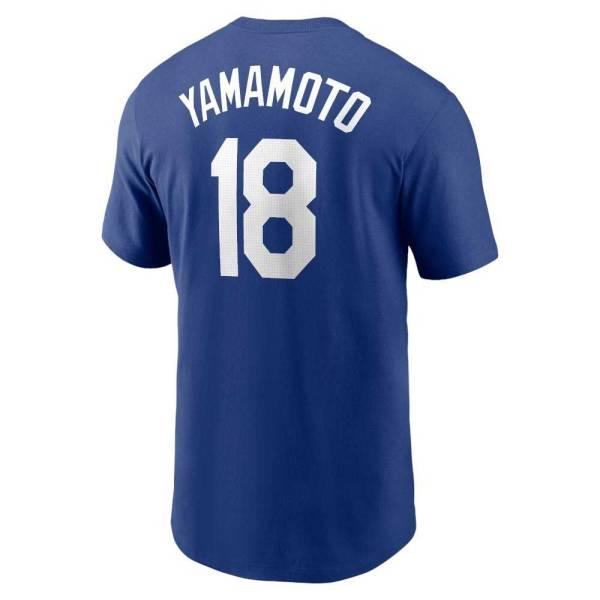 MLB メジャーリーグ NIKE ドジャース 山本由伸 ネーム&ナンバーTシャツ