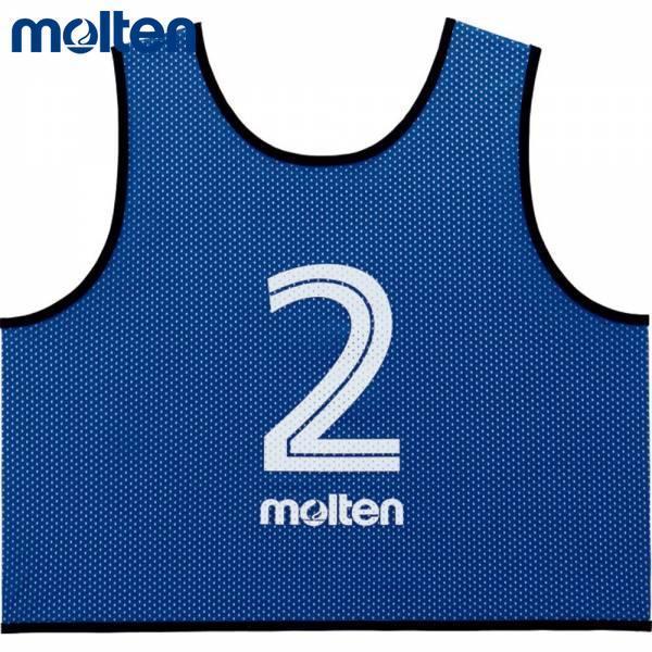 molten（モルテン） ゲームベストGV 10枚セット 青 GS0113B : イレブン