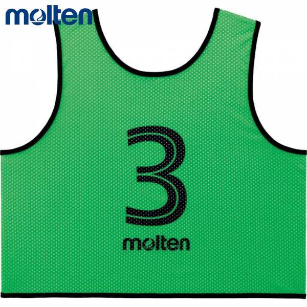 molten（モルテン） ゲームベストGV 10枚セット 蛍光グリーン GS0113KG 