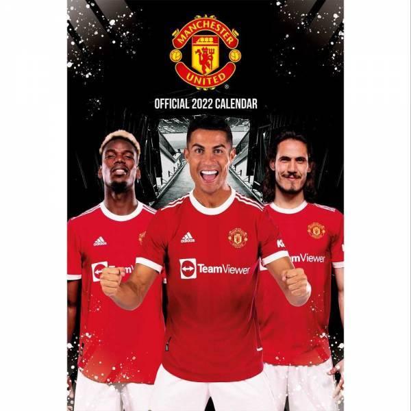 マンチェスター ユナイテッド A3サイズカレンダー 22年版 Mufc 在庫処分大特価