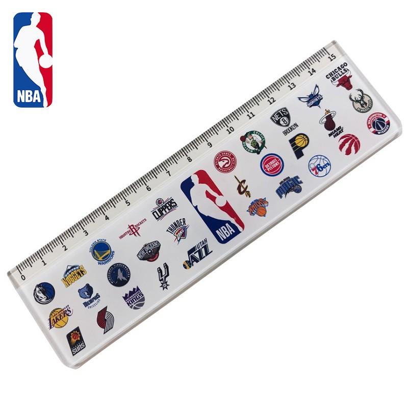 NBA 定規 送料無料 ALL 15cm バスケ メイルオーダー バスケット グッズ エヌビーエー 筆記用具 ロゴマン 文房具
