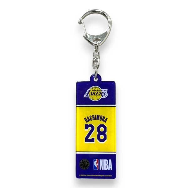 NBA ロサンゼルス・レイカーズ イラストアクリルキーホルダー #28 八村