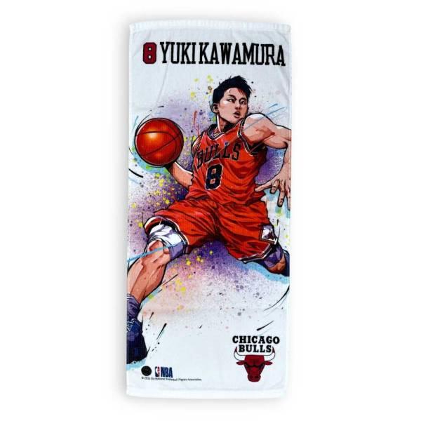 NBA シカゴ・ブルズ イラストフェイスタオル #8 河村勇輝 NBA88730