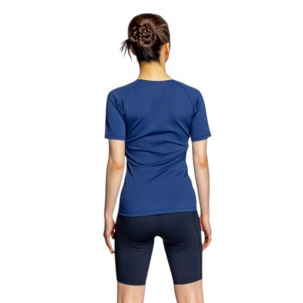 NIKE（ナイキ） レディース ジップ付き 半袖セパレーツ スイムウェア