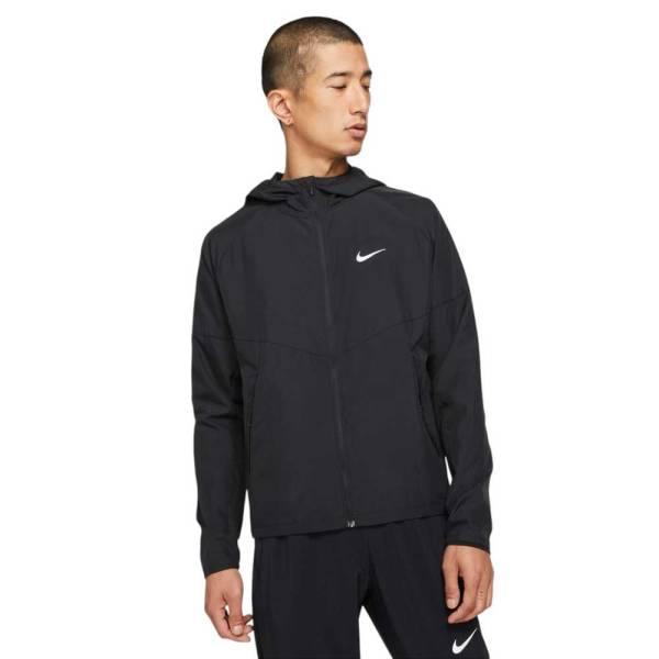 ナイキ　レペル ランニングジャケット フーディー　M　ブラック　グレー NIKE ナイキ レペル マイラー ランニング フーディジャケット