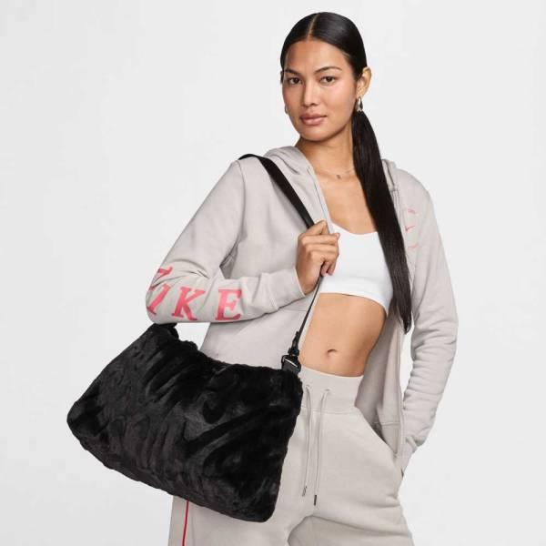 NIKE（ナイキ） スポーツウェア フェイク ファー トートバック (10L 
