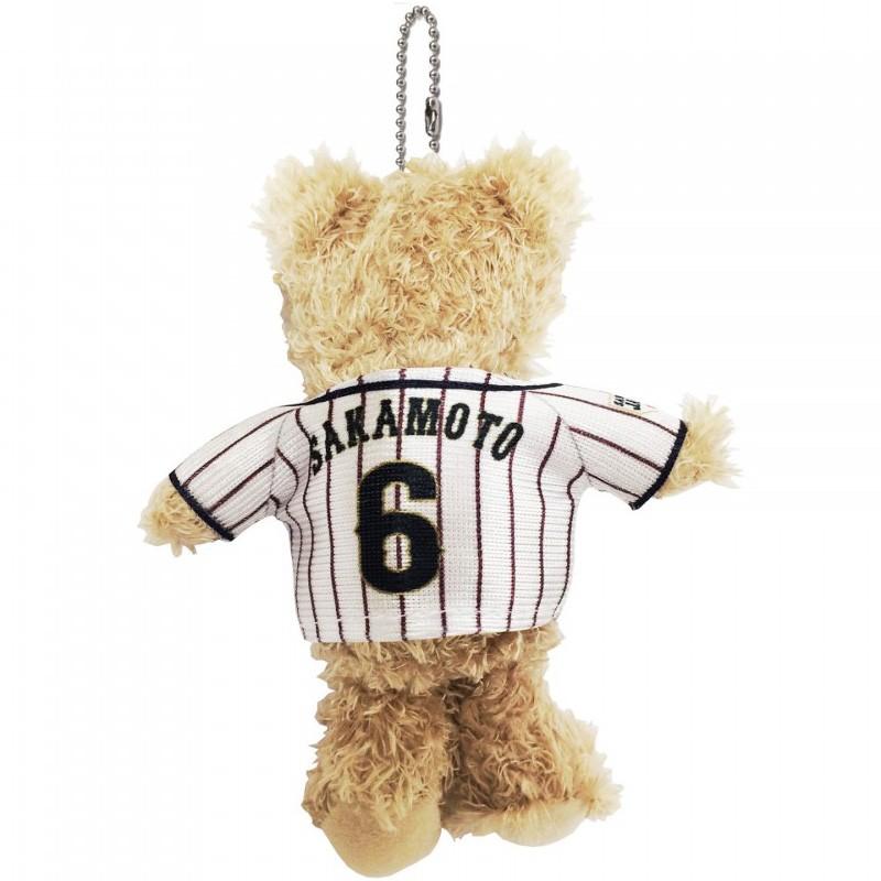 侍ジャパン ユニフォーム ベアキーチェーン ホワイト No 6 坂本 Npb 野球 グッズ ぬいぐるみ 侍ジャパン応援グッズ Npb Npb イレブンストア 通販 Yahoo ショッピング