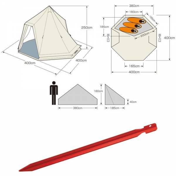 CAPTAIN STAG（キャプテンスタッグ） CSクラシックス ワンポールテント
