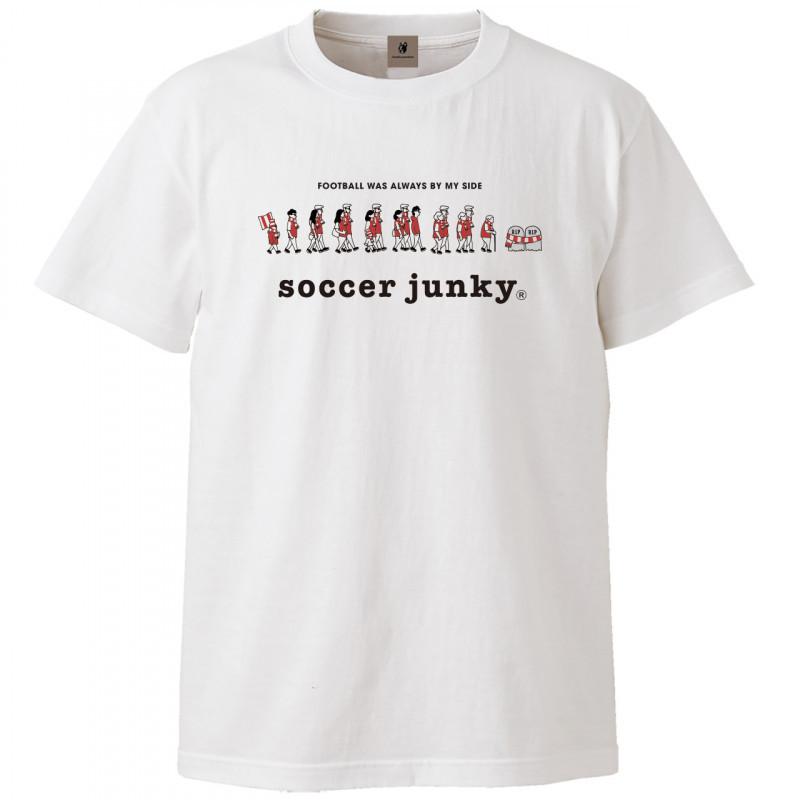 サッカージャンキー 半袖Tシャツ #サッカーは素晴らしい +2 SJ22B41｜11store