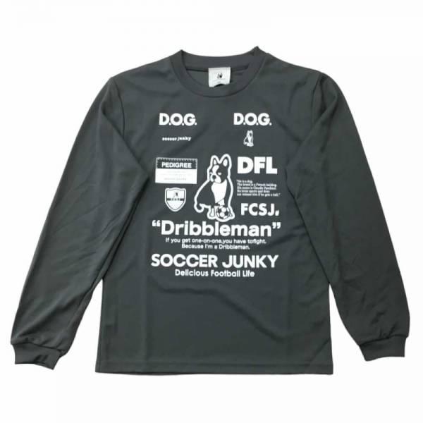 サッカージャンキー ジュニア ドリブルマン ロング ドライTシャツ SJ23D12K｜11store｜04