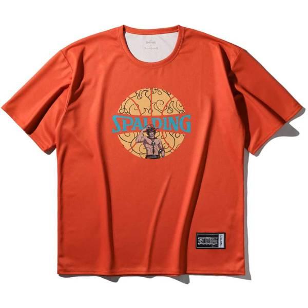 SPALDING スポルディング Tシャツ ONE PIECE メラメラの実