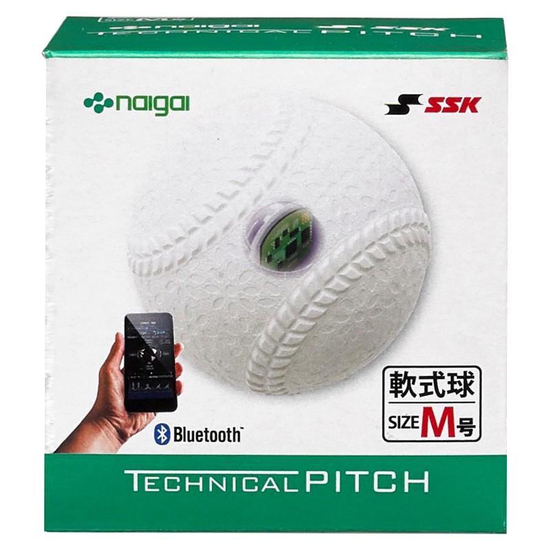 SSK テクニカルピッチ 軟式M号球 BASEBALL TP002M ( 野球 ベースボール ボール グッズ SSKスピードを計る 研究 特訓 アプリ連動 )｜11store