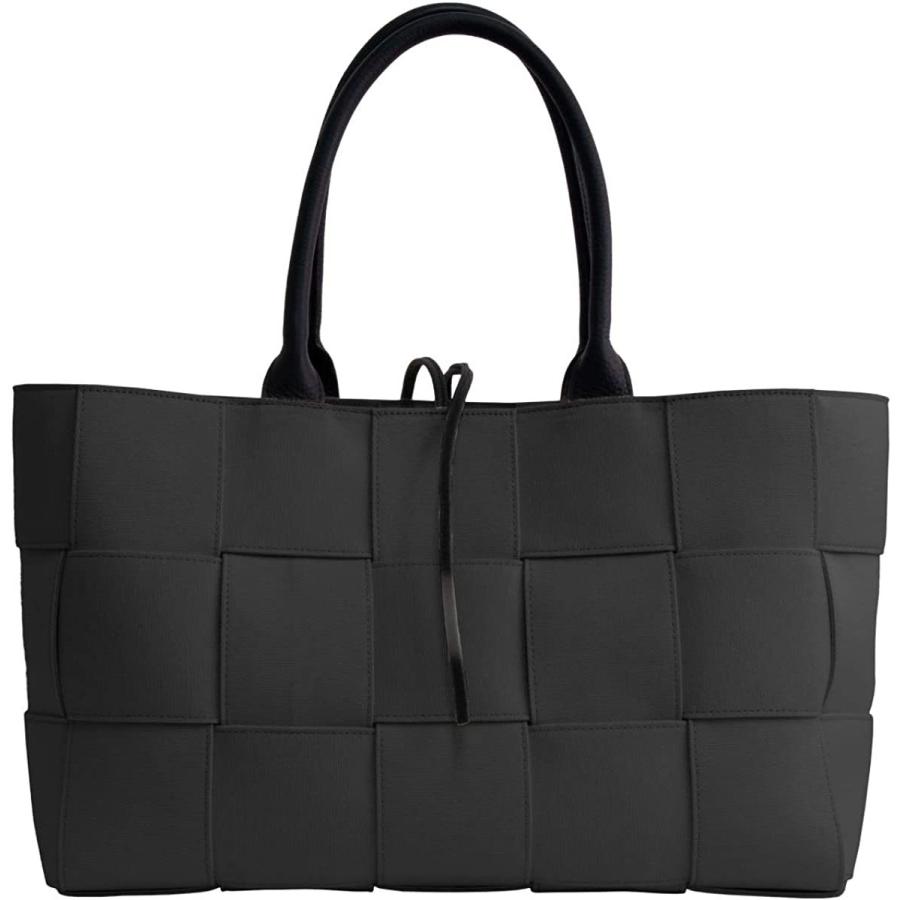 国際ブランド Malta トートバッグ レディース 大容量 持ち手 本革 ボディ キャンバス 編み込み かばん バッグ ブラック 格安即決 Www Skylanceronline Com