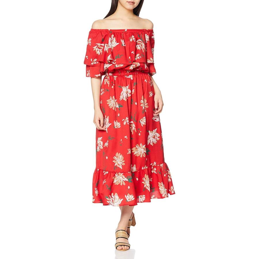 人気絶頂 シュープリーム ララ ワンピース ダリアガラ2wayショルダーワンピース レディース レッド 日本 M 日本サイズs M相当 並行輸入品 クリアランスバーゲン 期間限定開催 Yalaphone Com