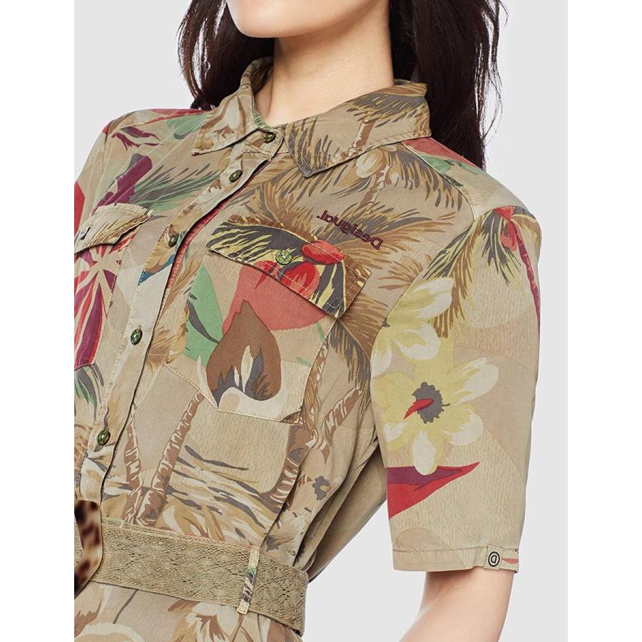 売り切れ必至 デシグアル デニムワンピース半袖 Kate レディース ブラウン Eu 34 日本サイズxs相当 現金特価 Etechnologies Shop