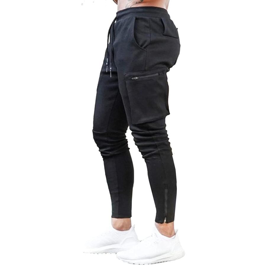 メンズ トレーニングパンツ スキニー ジョガーパンツ スウェット ジム ロング デニム スウェットパンツ 大きいサイズ ストレート 無地 ゆったり ス