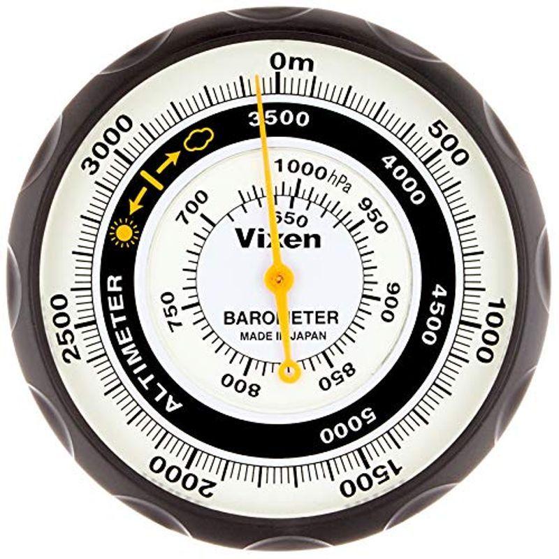 ビクセン 高度計 アナログ 気圧計 付き ブラック 46811