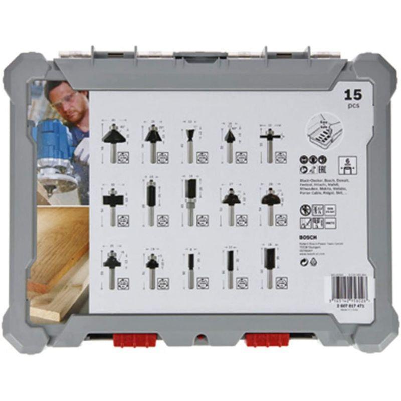 お気にいる】 BOSCH 新品 ルーター・トリマービットセット(6mm・30種