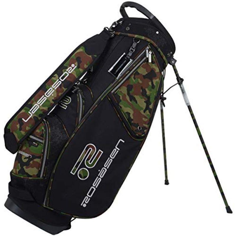 ロサーセン メンズ キャディバッグ スタンド ゴルフバッグ 9インチ ROSASEN 046-14201(19(黒))