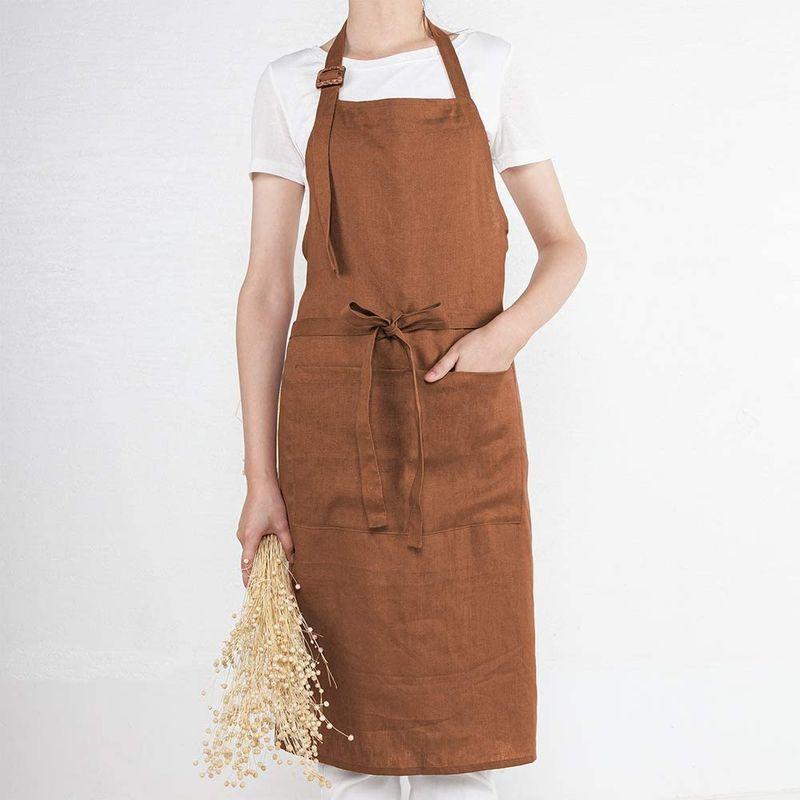 人気のファッションブランド フルエプロン リネンエプロン男性用 か 母の日父の日 機能的調理エプロン 胸当てエプロン 作業用 着脱簡単 オシャレ人気アイテム幅広いカラー エプロン Www Sustentec Com Br