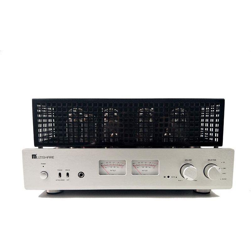 MUZISHARE X7 KT88 x4 真空管 プリメイン アンプ/Phono amp/イヤホン アンプ リモコン付き アップグレード版 MUZISHARE X7 KT88 x4 真空管 プリメイン アンプ/Phono amp/イヤホン アンプ リモコン付き アップグレード版