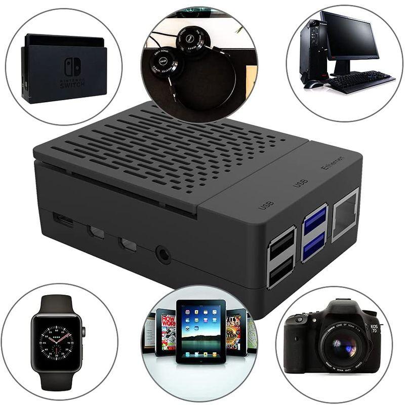 オープニング大放出セールGeeekPi Raspberry Pi アダプター 40x 4ケースRaspberry 3A USB-C電源 Pi 5V PSE取得 ベアボーン、キット BitTradeOne PCB基板 デジタル基板 ADGH184DPC