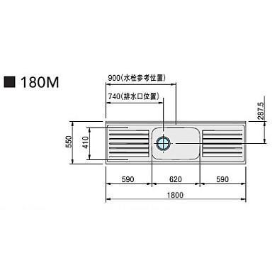 ★クリナップ・木キャビ・流し台48％OFF★『クリンプレティ』1800mm・特別価格｜1219｜03