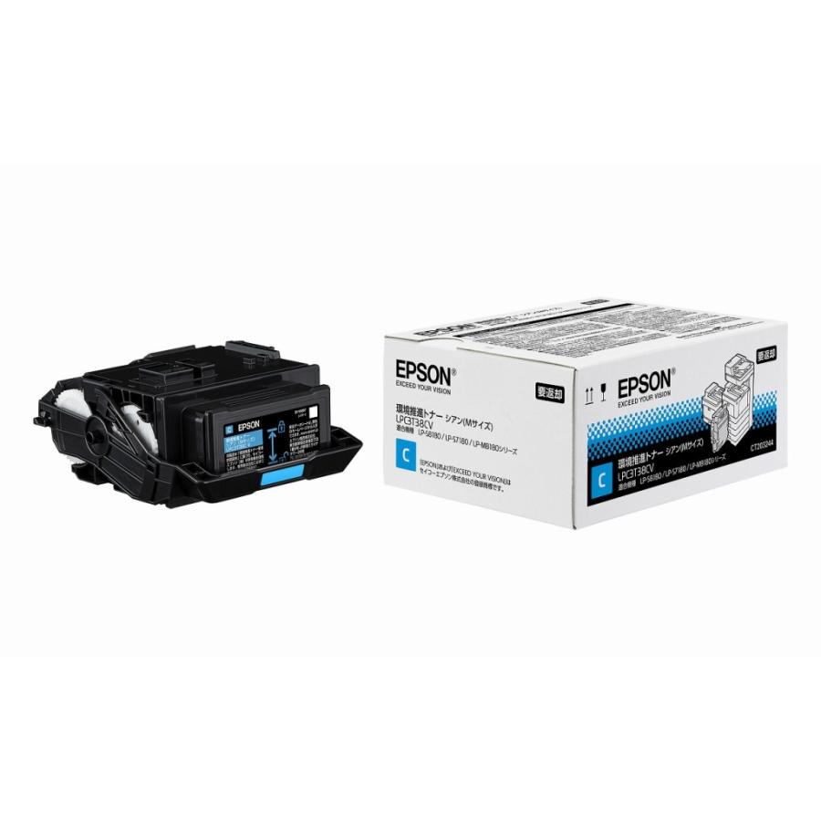 新品EPSON 環境推進トナー LPC3T38CV シアン Mサイズ 環境推進トナー/シアン/Mサイズ LPC3T38CV : 123market Yahoo!店