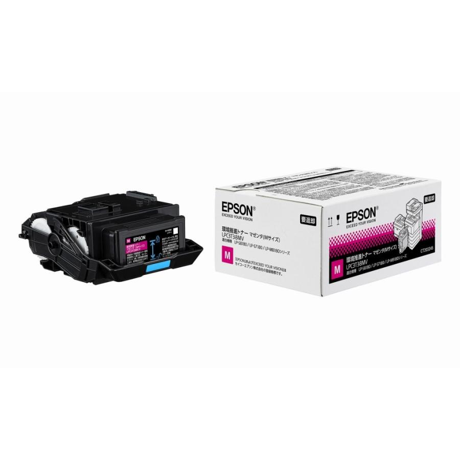 EPSON 環境推進トナー LPB3T38K/V ブラック・マゼンタ Mサイズ 環境推進トナー/マゼンダ/Mサイズ LPC3T38MV : 123market Yahoo!店