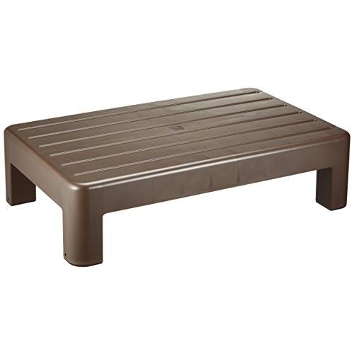 小原産業 プラスチック踏み台 高さ14cm 大型タイプ ブラウン ST-635