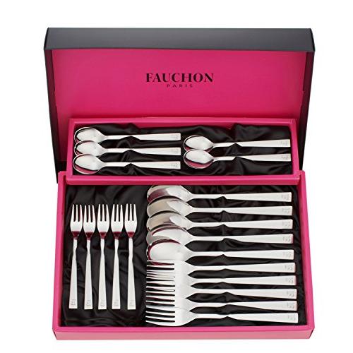 FAUCHON フォション 「デザート ディナー」 スプーン フォーク 20ピース カトラリーセット FA20-D20