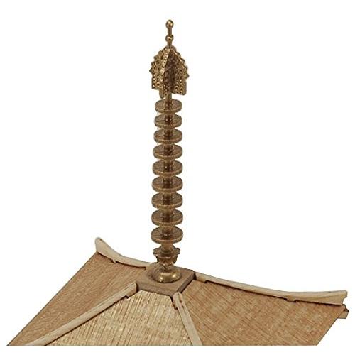 ウッディジョー 1/75 法隆寺 五重の塔 木製模型 組立キット 