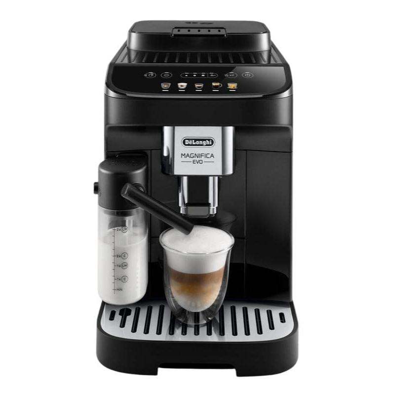 デロンギDeLonghiマグニフィカ イーヴォ 全自動コーヒーメーカー ミルクタンク付 ECAM29064B 1.9L ブラック