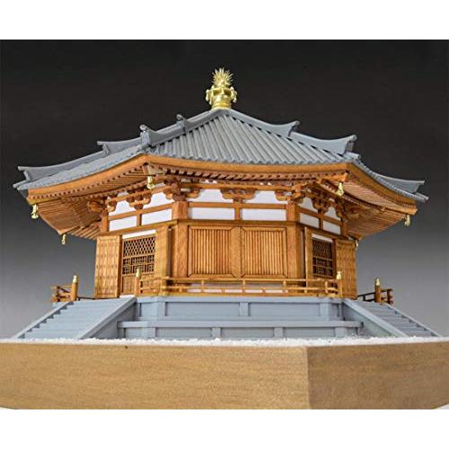 ウッディジョー 1/75 法隆寺 夢殿 木製模型 組み立てキット 