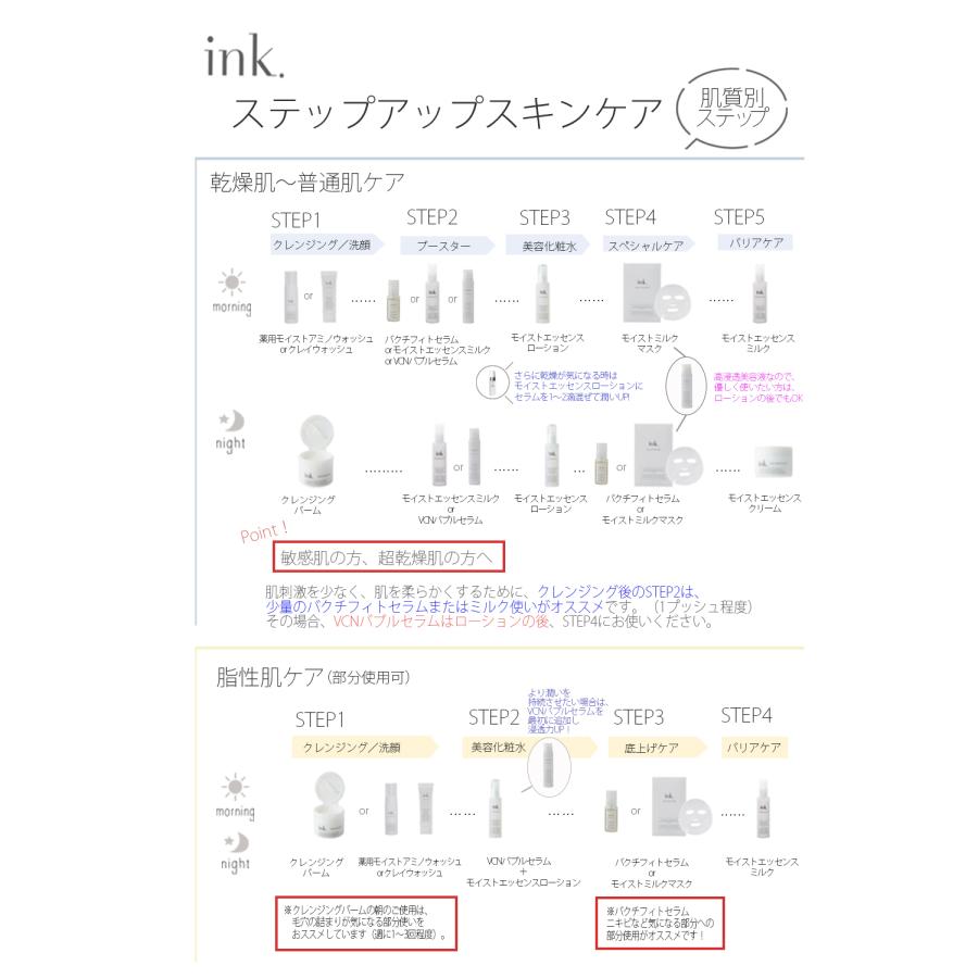 お得な詰替3個セット 泡洗顔 セラミド極泡 アミノ酸 医薬部外品 ink. インク 薬用モイストアミノウォッシュ 無香料 130mL×3個｜129｜13