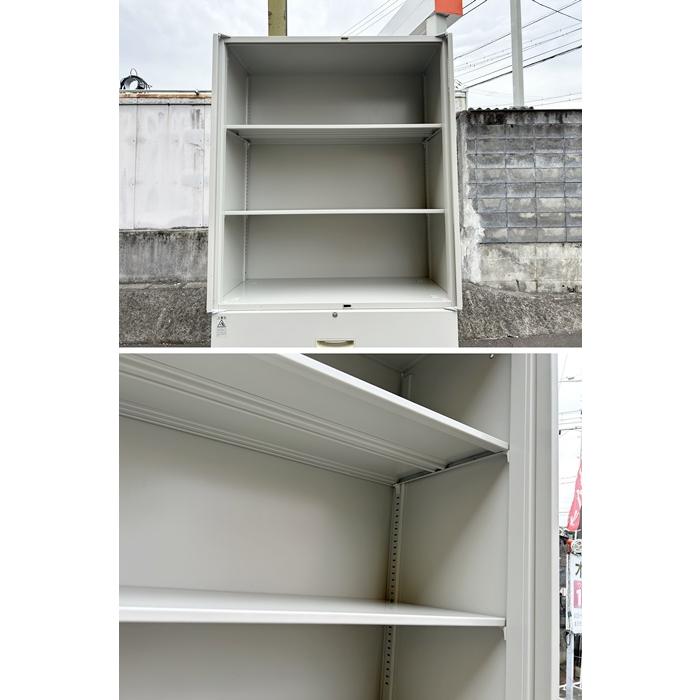 中古）（一部地域送料無料）ナイキ 書庫上下セット ※上下鍵なし 上 