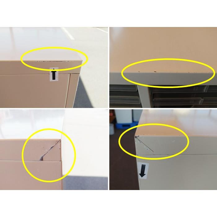 中古）（一部地域送料無料）クリアトレーキャビネット B4浅型3列 